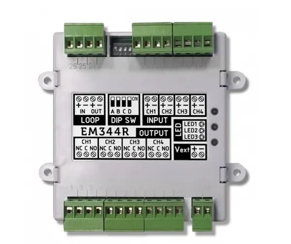 EM340 - MODULO DE ENTRADA Y SALIDAS MULTIPLES E INTERFAZ DE ZONAS CONVENCIONALES