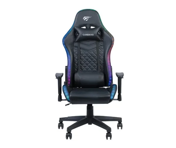 Silla gamer rgb - cuero pvc