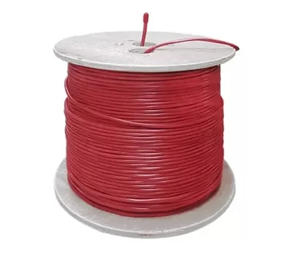 Cable de incendios fplr solido 2x14 rojo - 1000 pies