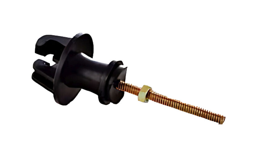 AISLADOR INTERMEDIO HBN C/ PERNO 3/16" NEGRO