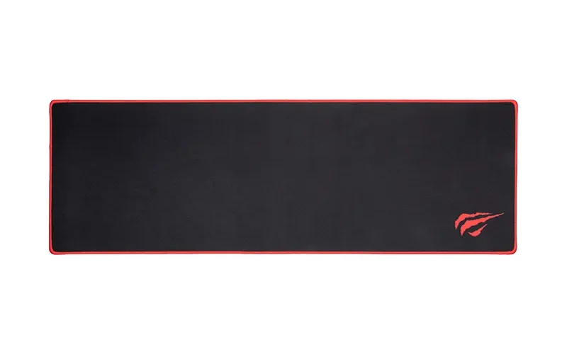 Mouse pad negro - tela y caucho