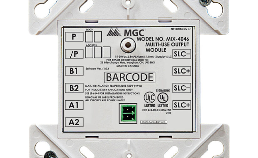 MODULO DE SALIDA PARA PANEL MOD. MIX-4046
